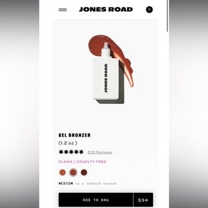 Jones Road Gel Bronzer Medium